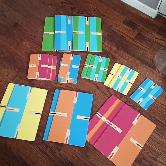 Pottery Barn Kids Wood Creativity Cards Learn Construct Stack Build 20 P… - Picture 5 of 7